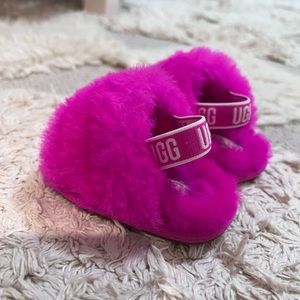 infant pink ugg slippers